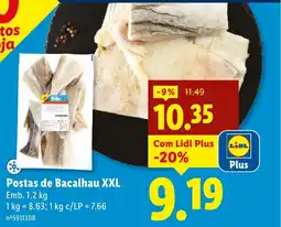 Lidl Postas de Bacalhau XXL promoção