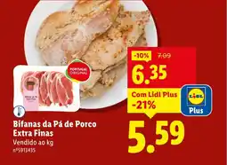 Lidl Bifanas da Pá de Porco Extra Finas promoção