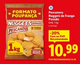 Lidl Pescanova Nuggets de Frango Panado promoção