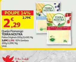 Auchan Queijo Flamengo TERRA NOSTRA promoção