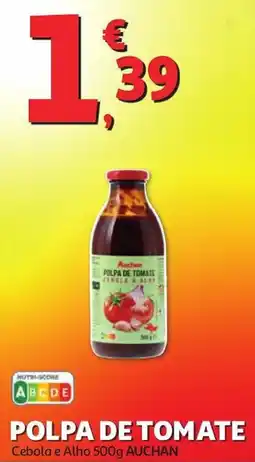 Auchan Polpa de tomate promoção