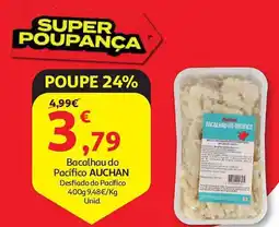 Auchan Bacalhau do Pacífico AUCHAN Desfiado do Pacífico promoção