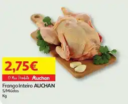 Auchan Frango Inteiro AUCHAN S/Miúdos promoção
