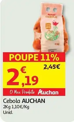 Auchan Cebola AUCHAN promoção