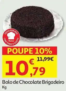Auchan Bolo de Chocolate Brigadeiro promoção