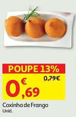 Auchan Coxinha de Frango promoção