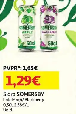 Auchan Sidra SOMERSBY promoção
