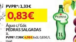 Auchan Água c/ Gás PEDRAS SALGADAS promoção