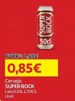 Auchan Cerveja SUPER BOCK promoção