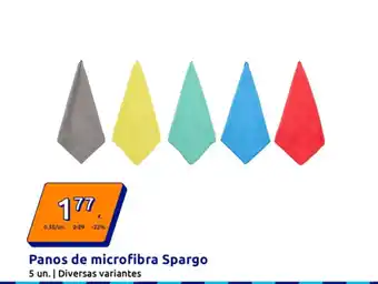 Action Panos de microfibra Spargo promoção