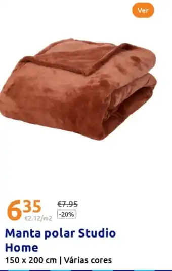 Action Manta polar Studio Home promoção