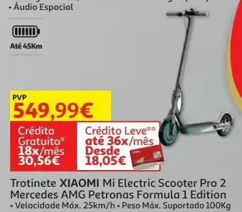Auchan Trotinete xiaomi mi electric scooter pro 2 mercedes amg petronas formula 1 edition promoção