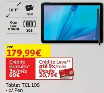 Auchan Tablet tcl 10s promoção