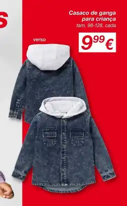 kik Casaco de ganga para criança promoção