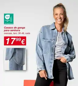 kik Casaco de ganga para senhora promoção