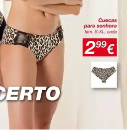 kik Cuecas para senhora promoção