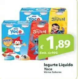 Roque Supermercados logurte Líquido Yoco promoção
