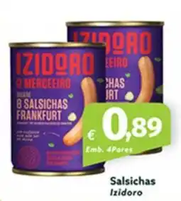 Roque Supermercados Salsichas Izidoro promoção