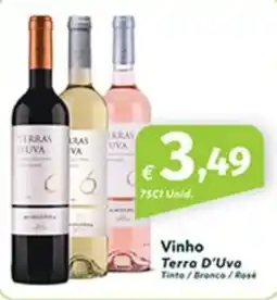 Roque Supermercados Vinho Terra D'Uva promoção