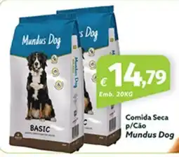 Roque Supermercados Comida Seca p/Cão Mundus Dog promoção