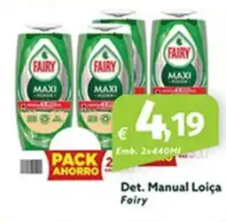 Roque Supermercados Det. Manual Loiça Fairy promoção