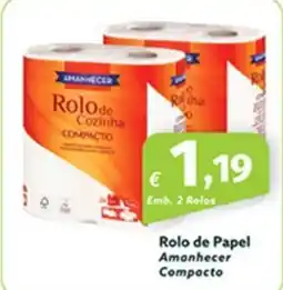 Roque Supermercados Rolo de Papel Amanhecer Compacto promoção