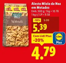 Lidl Alesto Miolo de Noz em Metades promoção
