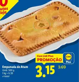 Lidl Empanada de Atum promoção