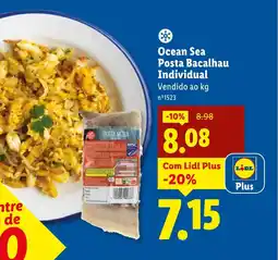 Lidl Ocean Sea Posta Bacalhau Individual promoção
