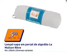 Action Lençol-capa em percal de algodão La Maison Rêve promoção