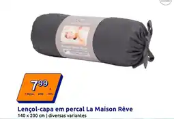 Action Lençol-capa em percal La Maison Rêve promoção