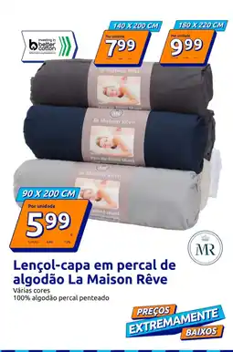 Action Lençol-capa em percal de algodão La Maison Rêve promoção