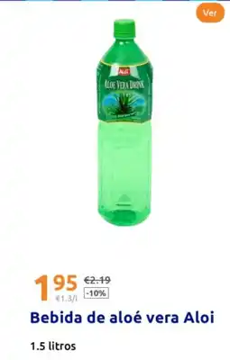 Action Bebida de aloe vera Aloi promoção