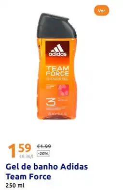 Action Gel de banho Adidas Team Force promoção