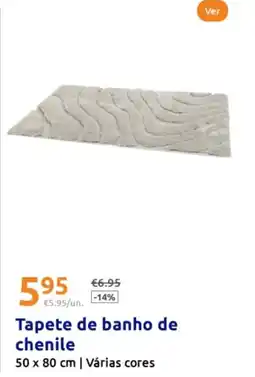 Action Tapete de banho de chenile promoção