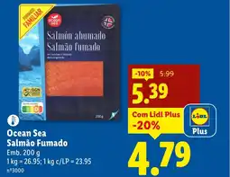 Lidl Ocean Sea Salmão Fumado promoção