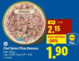 Lidl Chef Select Pizza Romana promoção
