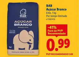 Lidl RAR Açúcar Branco promoção