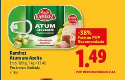 Lidl Ramirez Atum em Azeite promoção