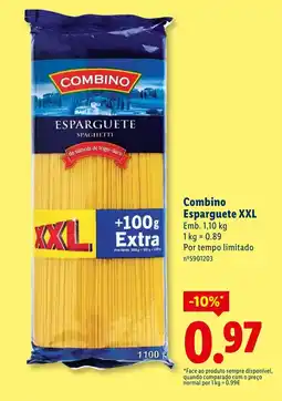 Lidl Combino Esparguete XXL promoção