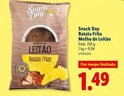 Lidl Snack Day Batata Frita Molho de Leitão promoção