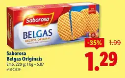Lidl Saborosa Belgas Originais promoção