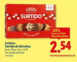 Lidl Cuétara Sortido de Bolachas promoção