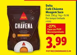 Lidl Delta Café Chávena Moagem Saco promoção