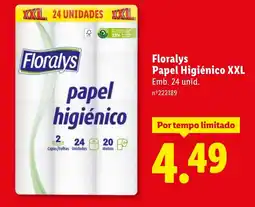 Lidl Floralys Papel Higiénico XXL promoção