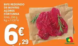 E.Leclerc Bife redondo de bovino açores fortunna promoção