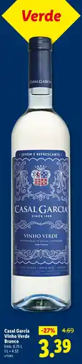 Lidl Casal Garcia Vinho Verde Branco promoção