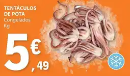 E.Leclerc Tentáculos de pota congelados promoção