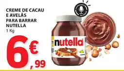 E.Leclerc Creme de cacau e avelas para barrar nutella promoção