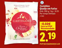 Lidl Castelões Queijo em Fatias promoção